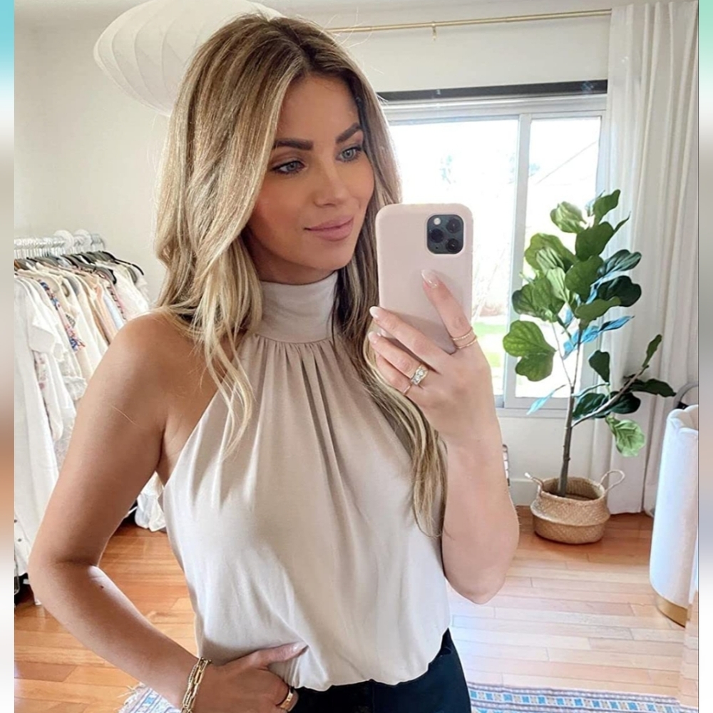 Halter Top Dress Shirt